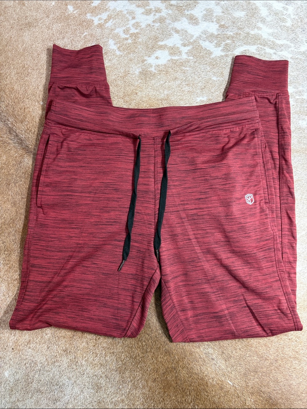 Born Primitive Small Heather Maroon and Black Athletic Jogger